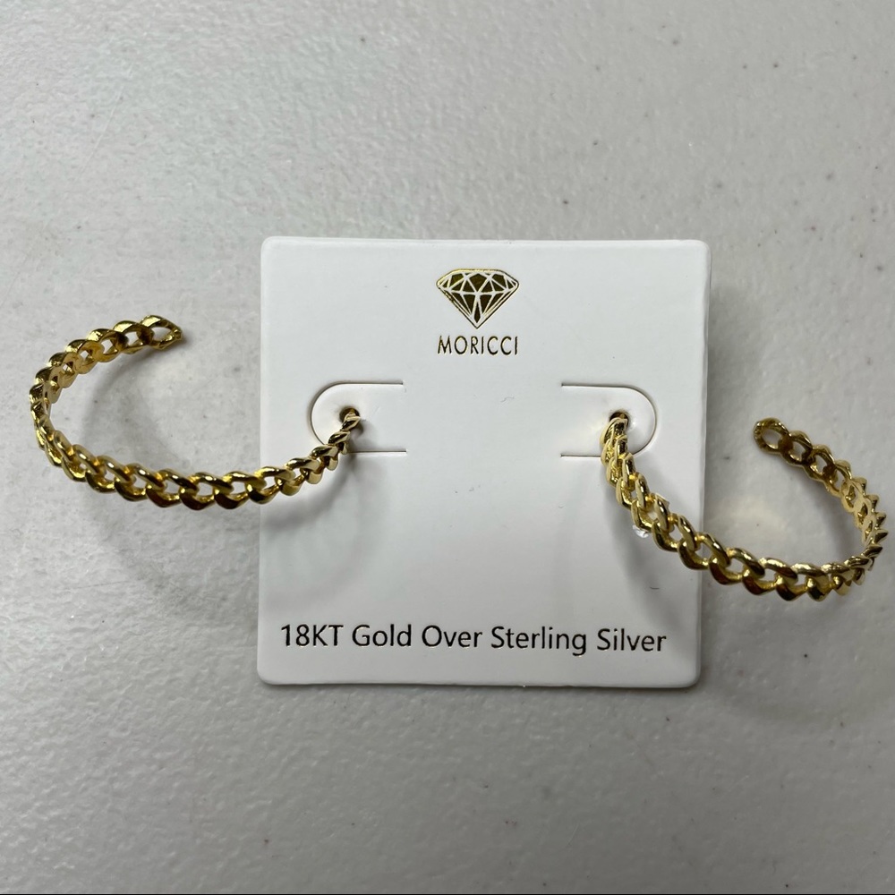 Moricci 18KT Gold over Sterling silver earrings